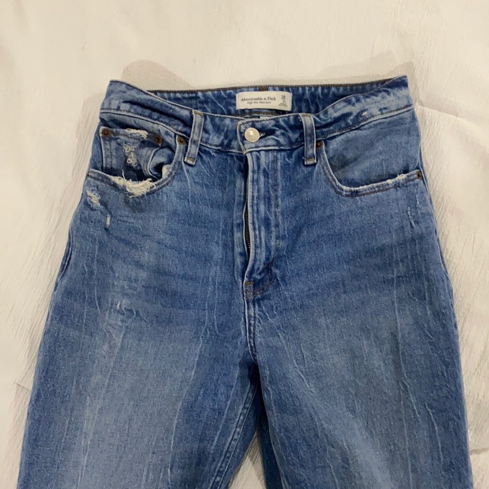 Abercrombie & Fitch High Rise Mom Jeans - Curve Love